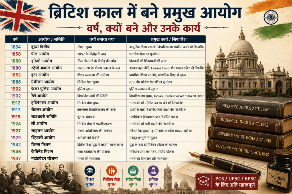British India Commissions