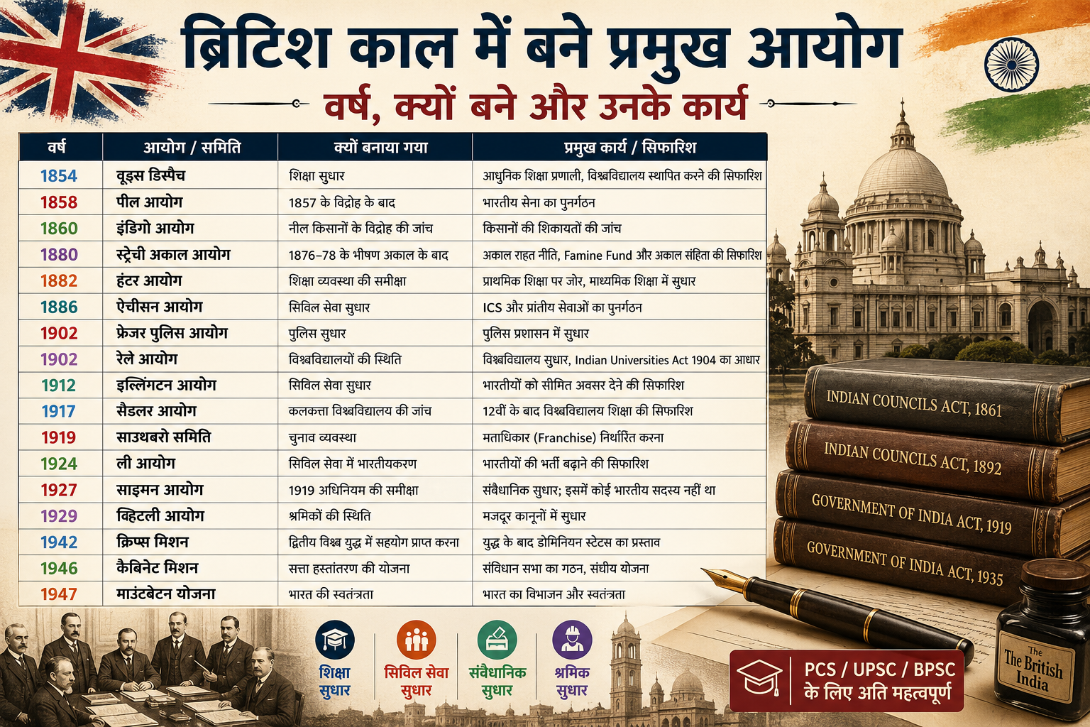 British India Commissions